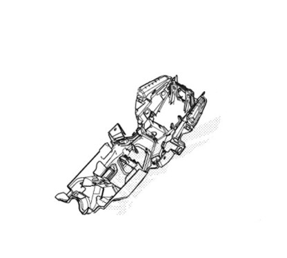 Rear Fender Inner Honda CB650R 2021 2022 2023