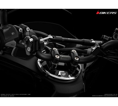 Fixations Guidon Bikers Honda PCX 2021