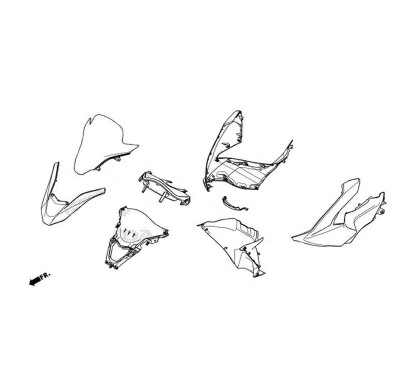 Carénage Compteur Honda PCX 125/160 v5 2021