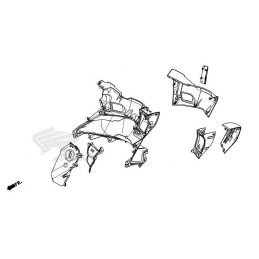 Intérieur Boite à Gant Honda PCX 125/160 v5 2021