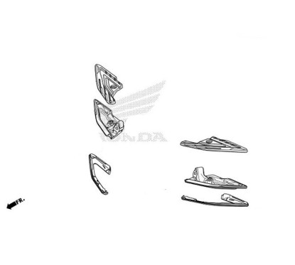 Footrest Left Honda PCX 125/160 v5 2021