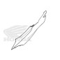 Carénage Arrière Gauche Honda PCX 125/160 v5 2021 Carénage Arrière Gauche Honda PCX 125/160 v5 2021