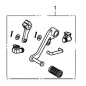 Clutch Pedal Honda MSX GROM 125 2021 2022 2023 2024