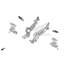 Repose Pied Avant Droit Honda MSX GROM 125 2021