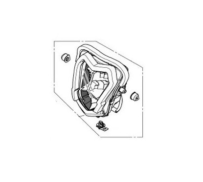 Phare Avant Honda CRF300L