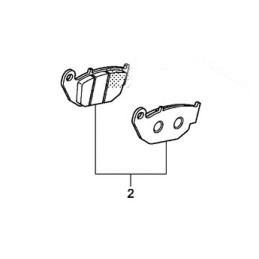 Brake Pad Set Rear Honda CRF300