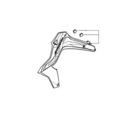 Carénage Avant Gauche Honda CRF300L 2021 2022