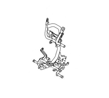 Support Phare Avant Honda CRF300 RALLY