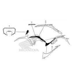 Full Set Marks Honda CRF300L RED 2023/2024