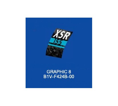 Logo Carénage Reservoir Droit Yamaha XSR 155 Gris 2021