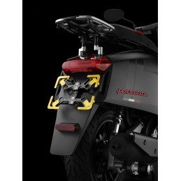 Premium Rear License Support Bikers Lambretta V200