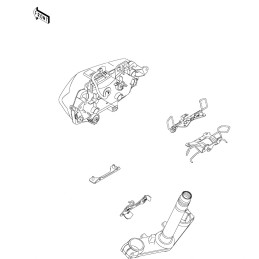 Bracket Lower Headlight Kawasaki Z650 2020 2021 2022