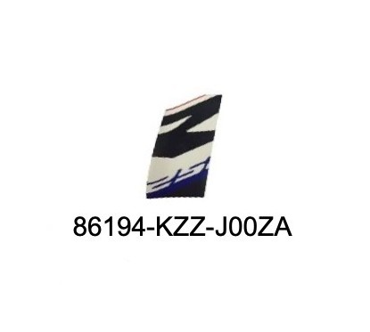 Autocollant Supérieur Flanc Avant Gauche Honda CRF 250L RALLY 2017 2018