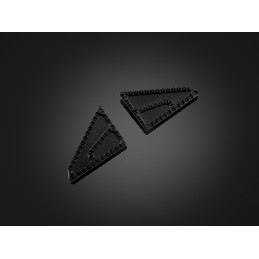 Rear Footrests Plates Set Bikers Honda X-ADV 750 2021