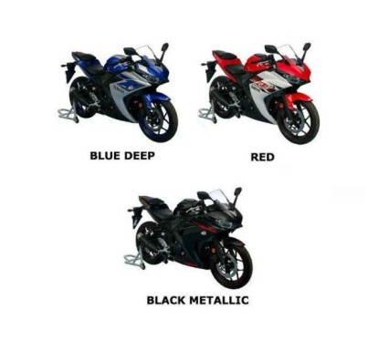 Kit Stickers Carénage Flanc Avant Gauche Yamaha YZF R3 2015