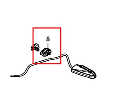 Caoutchouc Clignotant Arrière Gauche Honda CBR650R