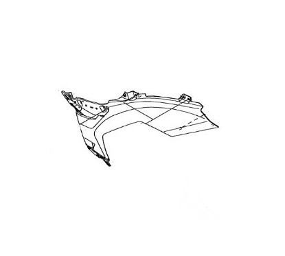 Carénage Avant Gauche Inférieur Kawasaki NINJA 250