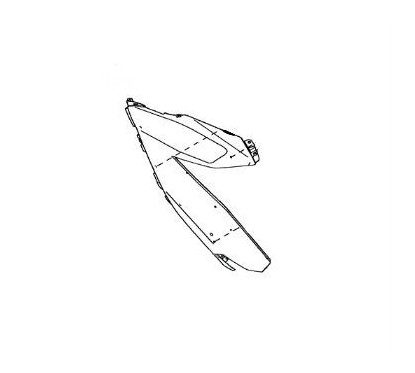 Carénage Avant Gauche Supérieur Kawasaki NINJA 250