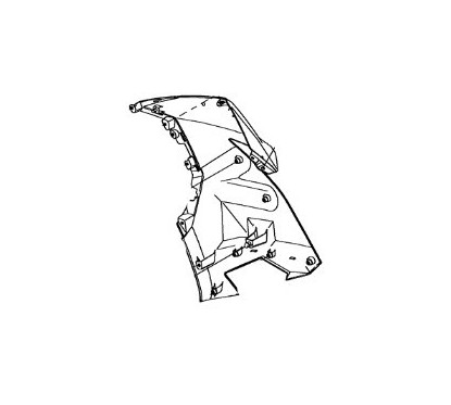 Carénage Avant Droit Supérieur Kawasaki NINJA 250