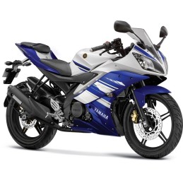 Kit Sticker Carénage Avant Droit Bleu 2014 Yamaha YZF R15