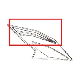 Pattern 2016 Right Front Cover Kawasaki Z800