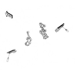 Front Footrest Left Kawasaki NINJA 250