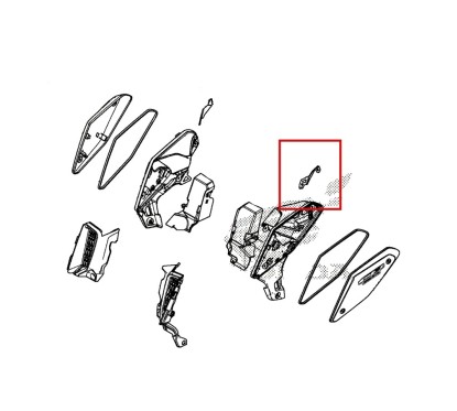 Support Ecope Avant Gauche Honda CB650R