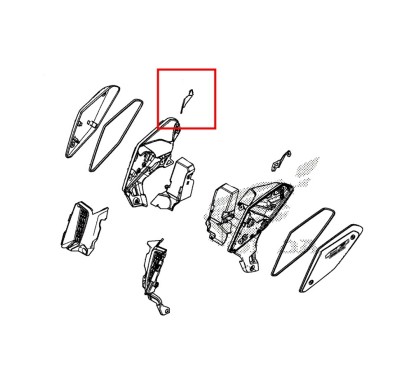 Support Ecope Avant Droit Honda CB650R