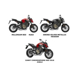 Autocollant Avant Carénage Centre Droit Honda CB650F 2017 2018