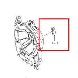 Plaque Pare-Chaleur Kawasaki Z900 18018-0603