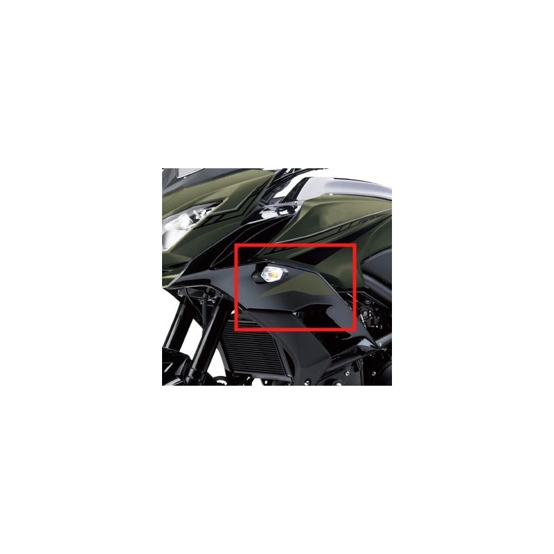 Autocollant Flanc Avant Gauche Kawasaki Versys 650 Khaki 2020
