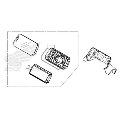 Base Compteur Honda MSX GROM 125 2021 2022 2023