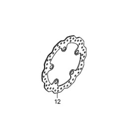 Disque Frein Avant Droit Honda CBR500R 2022/2025