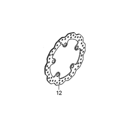 Front Brake Disc Right Honda CBR500R 2022/2025