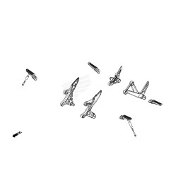 Arm Left Driver Step Honda CBR500R 2022 2023 2024 2025 50665-MKN-D50