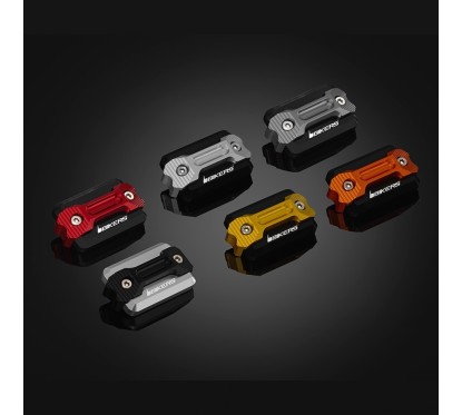 Front Brake Reservoir Cover Black Base Bikers