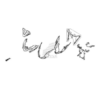 Front Cowling Upper Honda CB500F 2022 2023