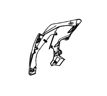 Carénage Avant Droit Honda CB500X 2022 2023