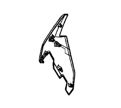 Écope Avant Droit Honda CB500X 2022 2023