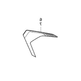 Autocollant Garde Boue Droit Honda CB500X 2022 2023 86611-MKP-DQ0