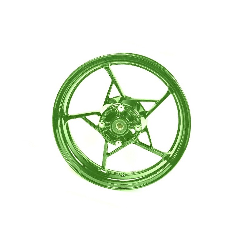 Rear Wheel Green Kawasaki Z650 Rear Wheel Green Kawasaki Z650