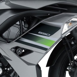 Autocollant Carénage Droit Kawasaki NINJA 650 GRIS 2018 56075-3824