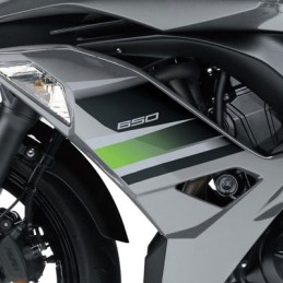 Autocollant Carénage Gauche Kawasaki NINJA 650 GRIS 2018 56075-3823