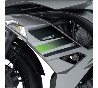 Autocollant Carénage Gauche Kawasaki NINJA 650 GRIS 2018 56075-3823