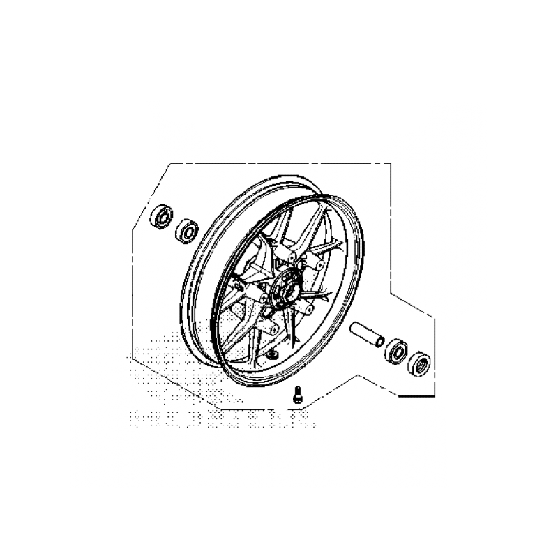 Front Wheel Honda CB500F 2022 2023