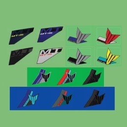 Autocollant Écope Flanc Gauche Yamaha MT-15 B7D-F832B