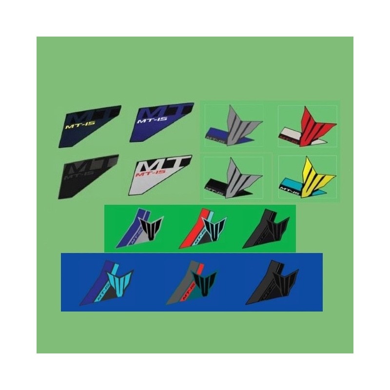 Autocollant Écope Flanc Gauche Yamaha MT-15 Autocollant Écope Flanc Gauche Yamaha MT-15