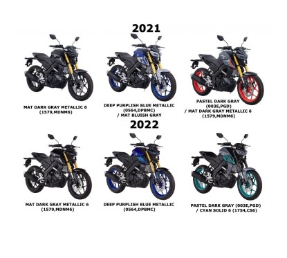 Autocollant Carénage Arrière Droit Yamaha MT-15 2021 2022