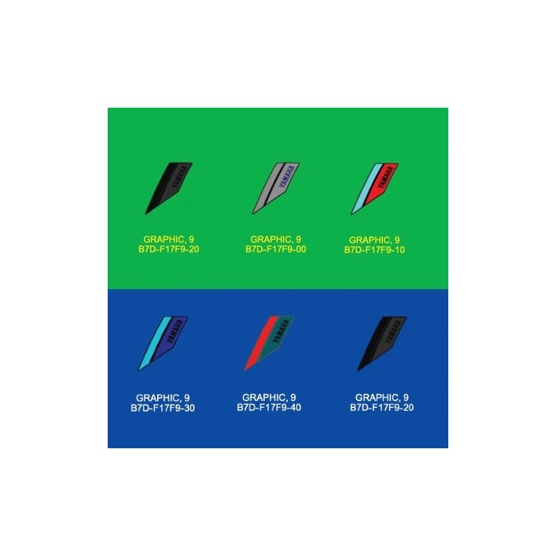 Autocollant Carénage Arrière Gauche Yamaha MT-15 2021 2022