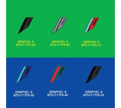 Autocollant Carénage Arrière Gauche Yamaha MT-15 2021 2022 B7D-F17F9